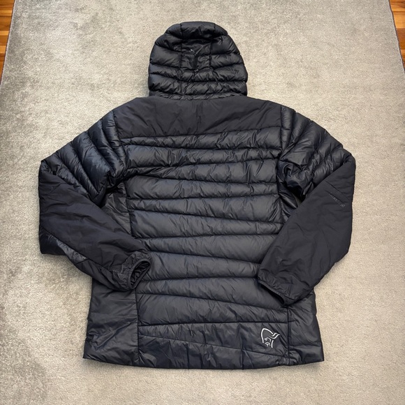 Norrøna Falketind Down750 Hooded Jacket Black Men’s - Picture 4 of 13